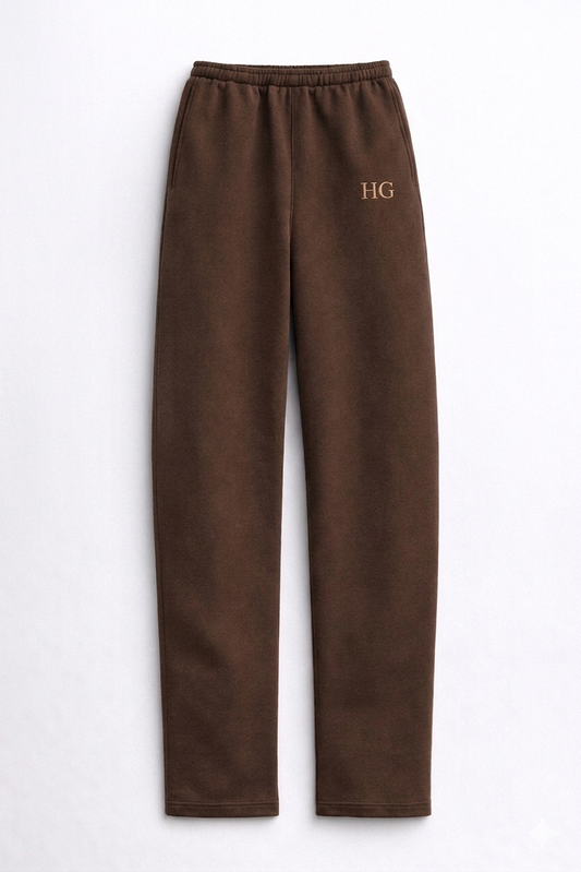 HG BROWN LUX SWEATPANTS